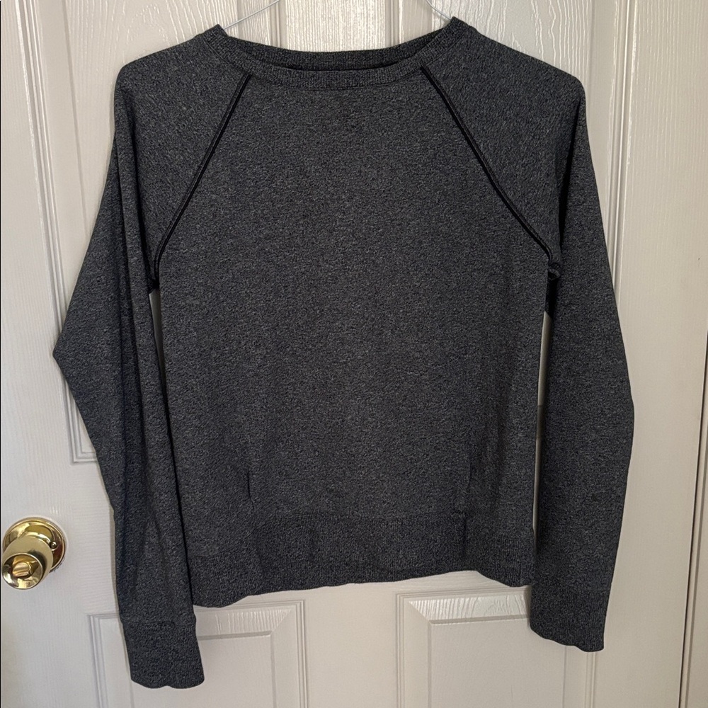 Dark Gray Long Sleeve Sweatshirt Lululemon small